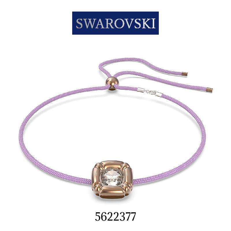 スワロフスキー ネックレス レディース パープル ゴールド SWAROVSKI 5622377 並行輸入品