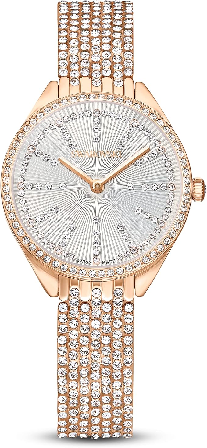 スワロフスキー 腕時計 レディース Attract ローズゴールド シルバー 5644053 SWAROVSKI｜カナリア店