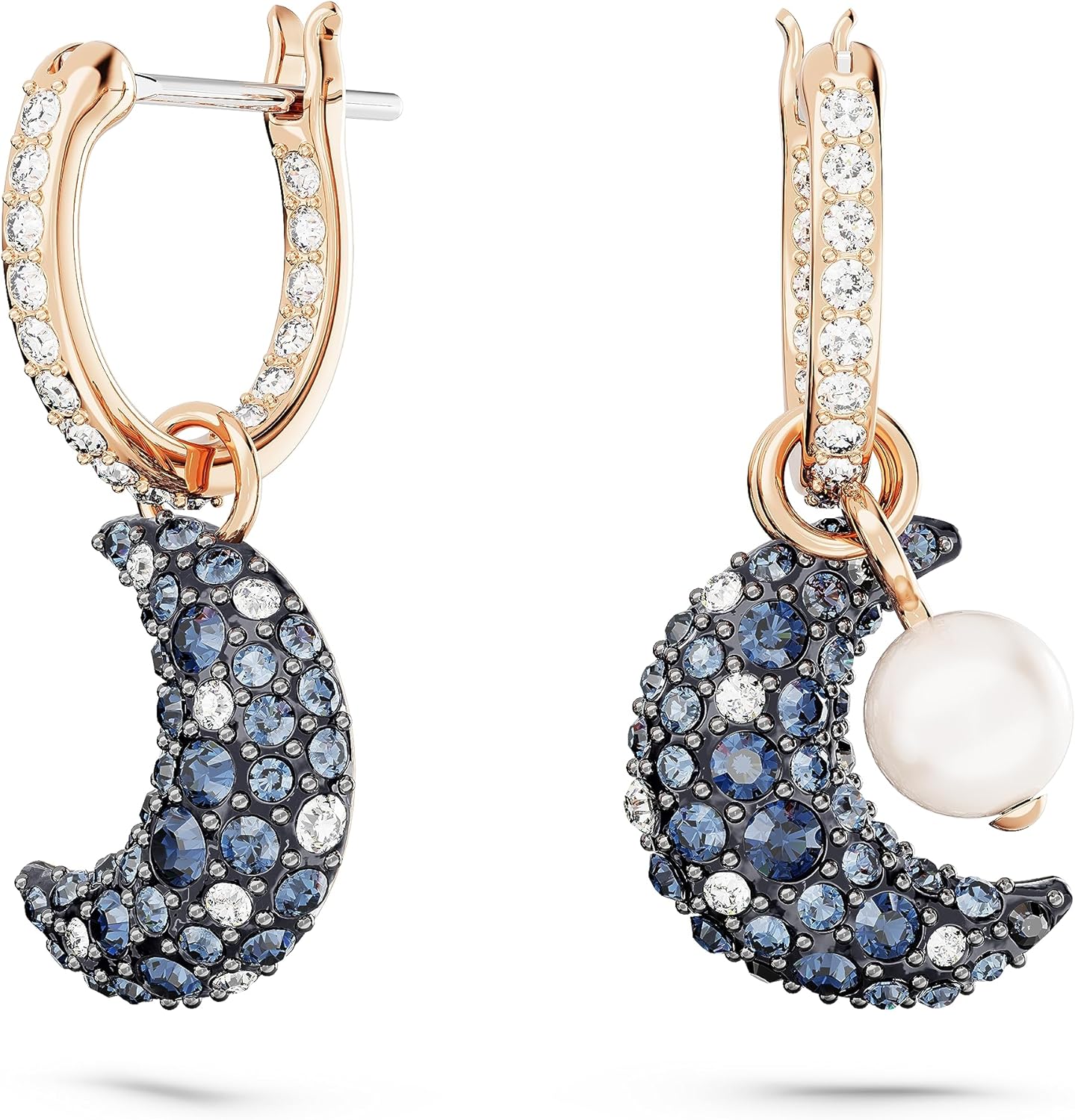 スワロフスキー ピアス 5671569 Luna ゴールド ブルー 月 レディース SWAROVSKI｜カナリア店 14,210円