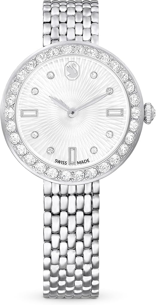スワロフスキー ウオッチ Certa Matrix tennis 7-link 5673022 しろがね色 30MM レディース SWAROVSKI