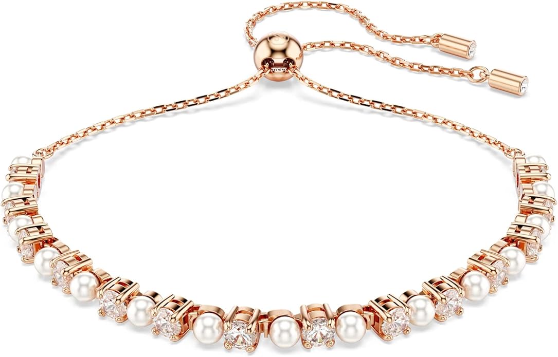 スワロフスキー ブレスレット Matrix Tennis 5729506 ホワイトクリスタル パール レディース SWAROVSKI｜カナリア店