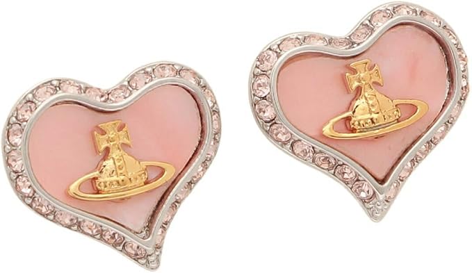 ヴィヴィアンウエストウッド ピアス レディース PETRA ピンク シルバー 62010074-02P659 Vivienne Westwood｜カナリア店
