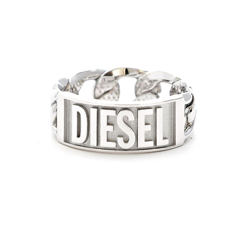 ディーゼル 指環 メンズ US11.5大いさ しろがね色 DX1347040-11.5 DIESEL ジュエリー・アクセサリー-メンズジュエリー・アクセサリー-指輪・リング