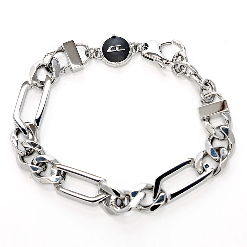 ディーゼル ブレスレット DX1351040 シルバー メンズ DIESEL｜カナリア店