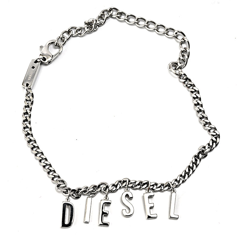 ディーゼル 腕輪 メンズ レディース Steel しろがね色 DX1493040 DIESEL