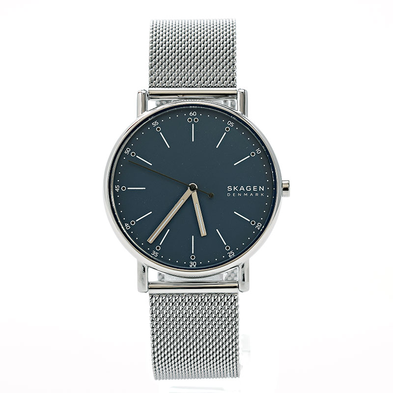 スカーゲン ウオッチ SIGNATUR SKW6904 しろがね色 青み 40粍 メンズ SKAGEN