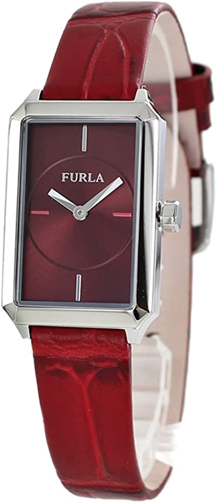 フルラ ウオッチ レディース しろがね色 赤いこと FURLA ダイアナ なめし革 R4251104504