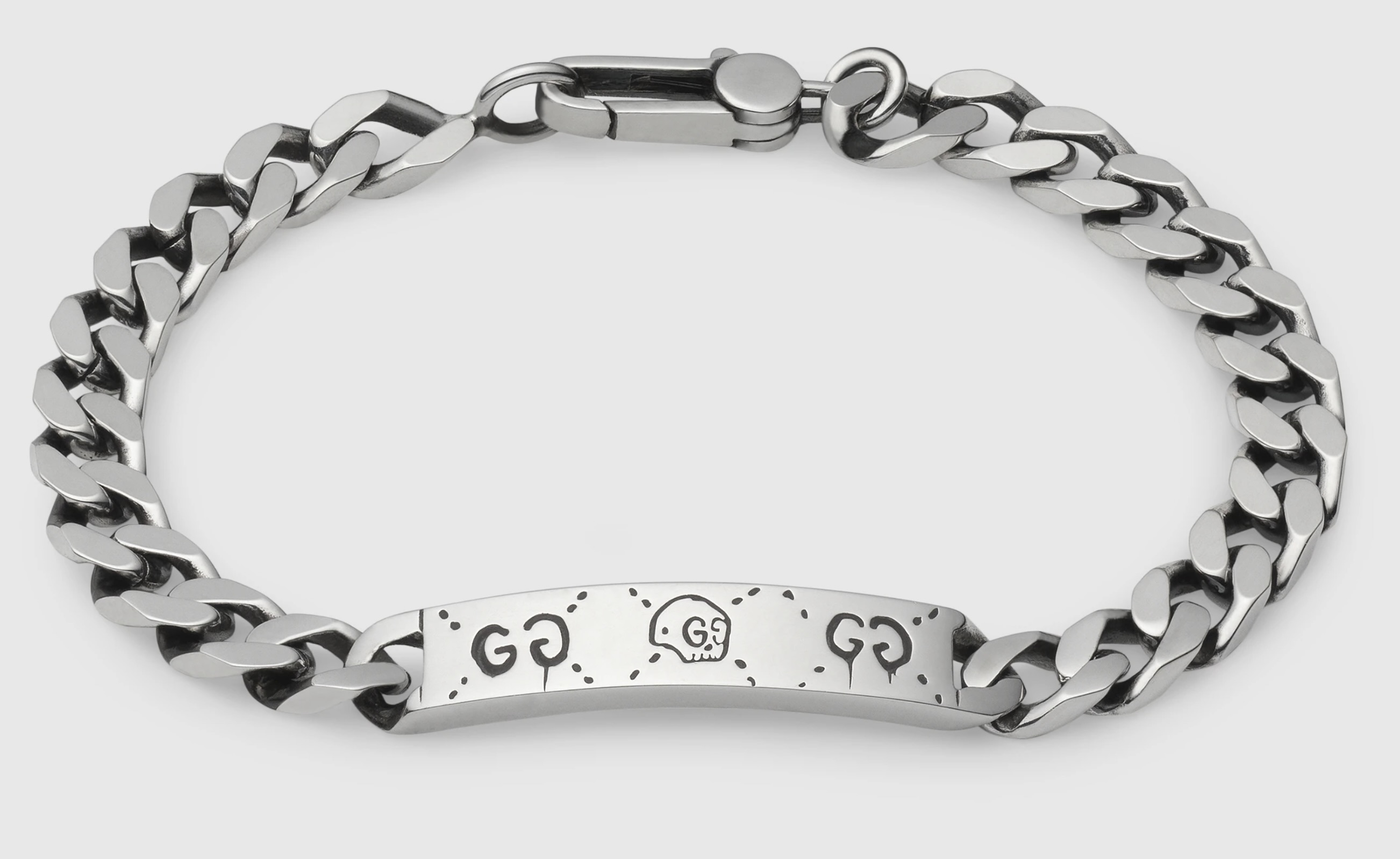 GUCCI グッチ 455321 ゴースト Ag925 シルバー ブレスレット グッチ GUCCI ブレスレット 455321 J8400 0701 GUCCI GHOST
