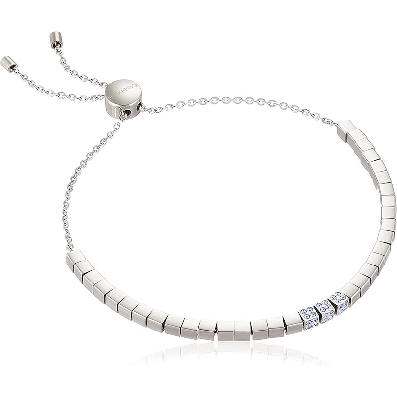 カルバンクライン ブレスレット レディース シルバー ブルー Tune チューン Calvin Klein KJ9MMB040400 並行輸入品