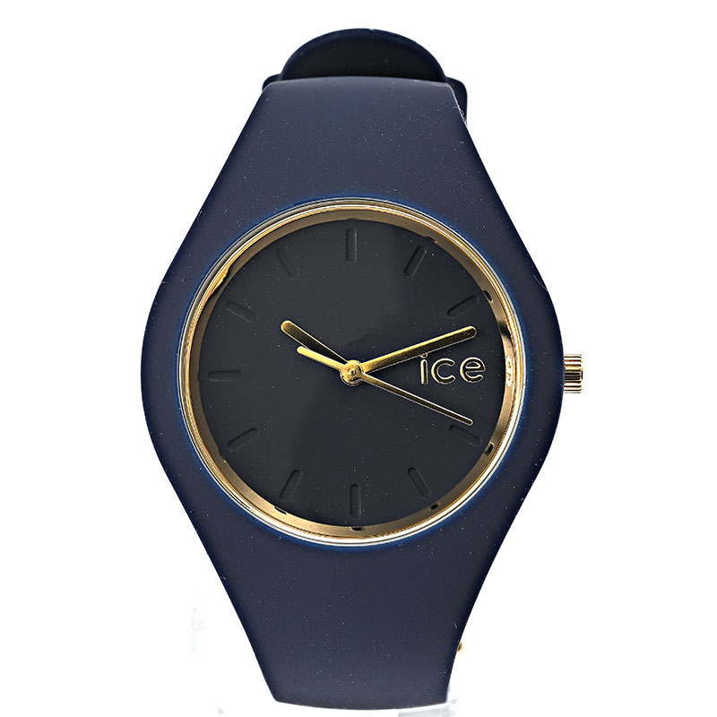 アイスウォッチ 腕時計 ICE glam forest ICE024524 ネイビー イエローゴールド 37MM レディース ICE-WATCH|カナリア店