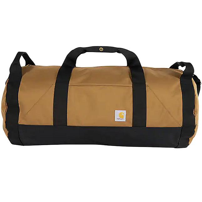 カーハート ボストンバッグ ダッフルバッグ Classic Round Duffel Bag B0000493-BR ブラウン 60L メンズ レディース Carhartt｜カナリア店