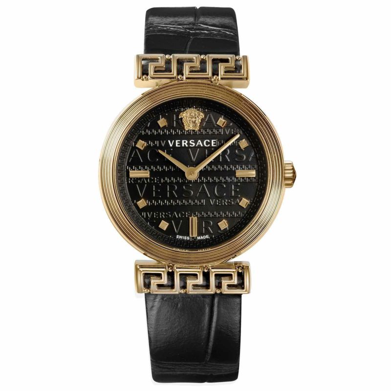 ヴェルサーチ 腕時計 レディース MEANDER ブラック Versace 楽天市場】ヴェルサーチ 腕時計 レディース MEANDER ブラック