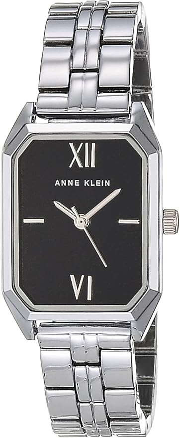 アンクライン 腕時計 レディース ブラック シルバー AK-3775BKSV ANNE KLEIN｜カナリア店