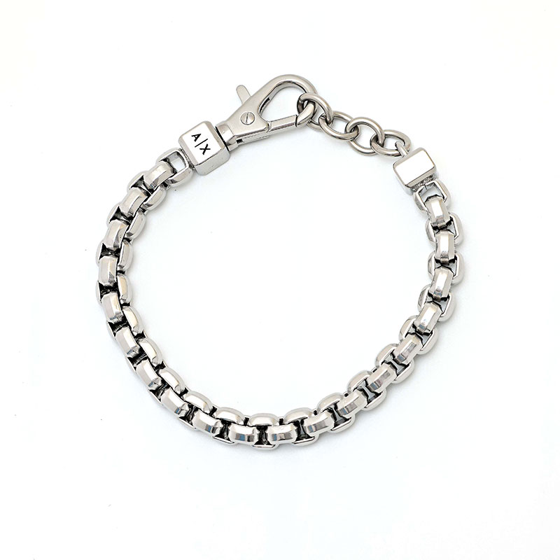 アルマーニエクスチェンジ ブレスレット メンズ シルバー シンプル AXG0045040 ARMANI EXCHANGE