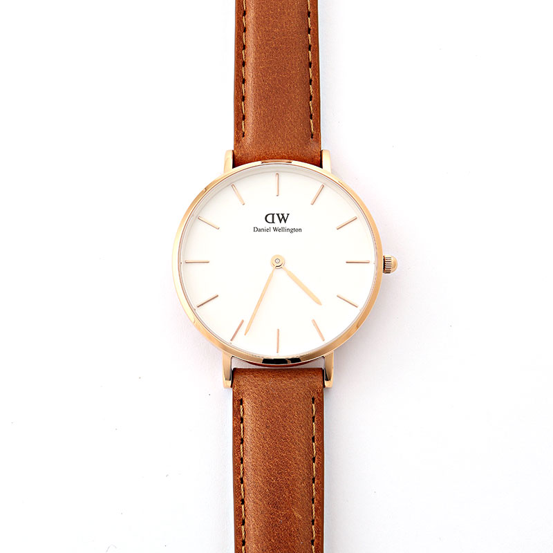 ダニエルウェリントン 腕時計 レディース Classic Petite Durham ホワイト ブラウン DW00100172 Daniel Wellington 13,376円