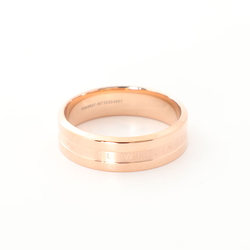 ダニエルウェリントン リング レディース メンズ ローズゴールド シンプル 60号 ( 日本サイズ 19号 ) 並行輸入品　 Daniel Wellington DW00400094