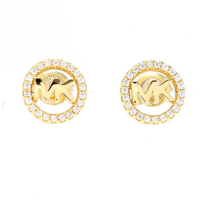 マイケルコース ピアス レディース ゴールド シンプル パヴェ MICHAEL KORS MKC1247AN710 並行輸入品|カナリア店