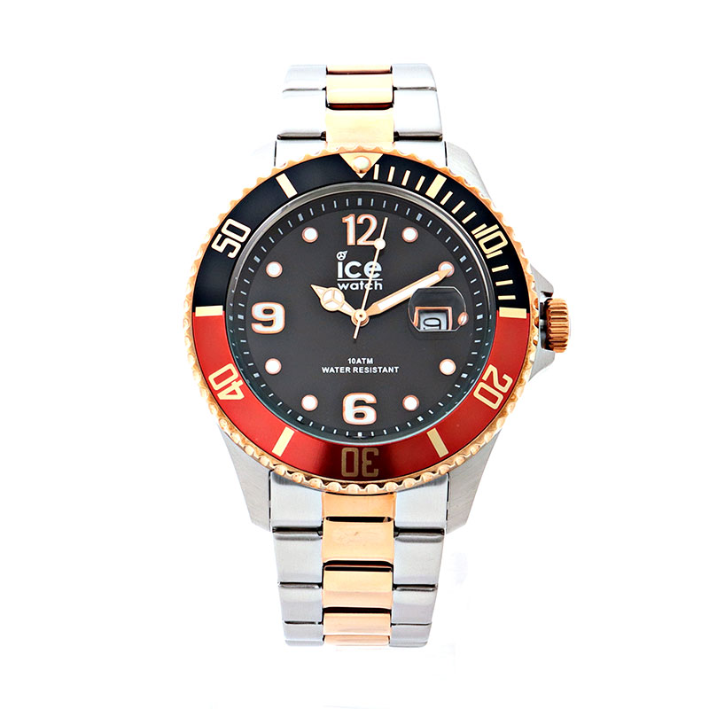 ウオッチ 心地よい 水晶 雨合羽 L大いさ Ice Watch アイスウォッチ 16548 メンズ ICE steel 内燃機関 スチール写真 しろがね色 さくら色ゴールド ラージ  商行為 心地よい スポーティ― 並行輸入品 腕時計-男女兼用腕時計