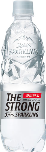 楽天市場 サントリー The Strong 天然水スパークリング 510ml ペットボトル 24本入 炭酸水 炭酸飲料 専門店 中江