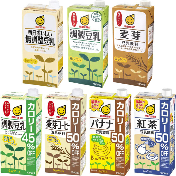 マルサンアイ 豆乳 1L 6本×3 18本 1000ml 紙パック 選べる 今だけ限定15%OFFクーポン発行中 1L