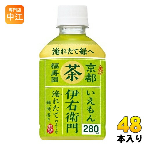 サントリー 緑茶 伊右衛門 冷温兼用 Vd用 280ml ペットボトル 48本 24本入 2 まとめ買い 大人も着やすいシンプルファッション