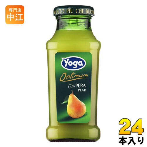 ヨーガ スッコ・ディ・ペーラ (洋なし) 200ml 瓶 24本入 〔果汁飲料〕