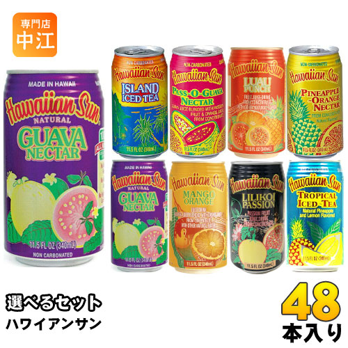 楽天市場】ハワイアンサン ルア・パンチ 340ml 缶 24本入 〔果汁