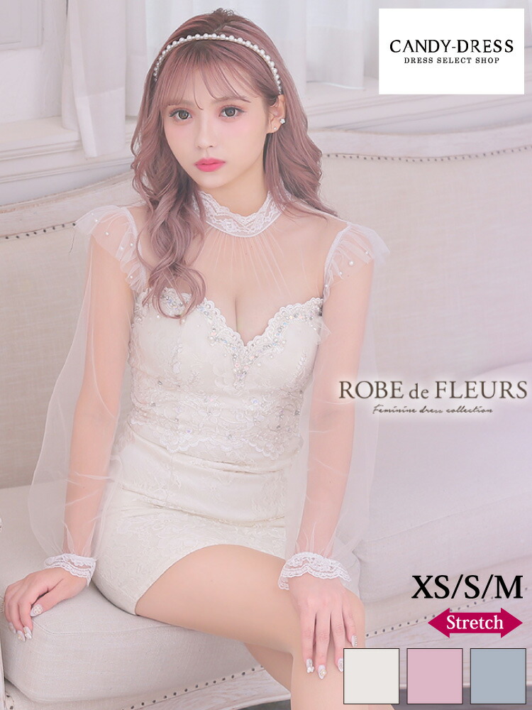 楽天市場】XS/S/M 送料無料 ROBE de FLEURS / ローブドフルール