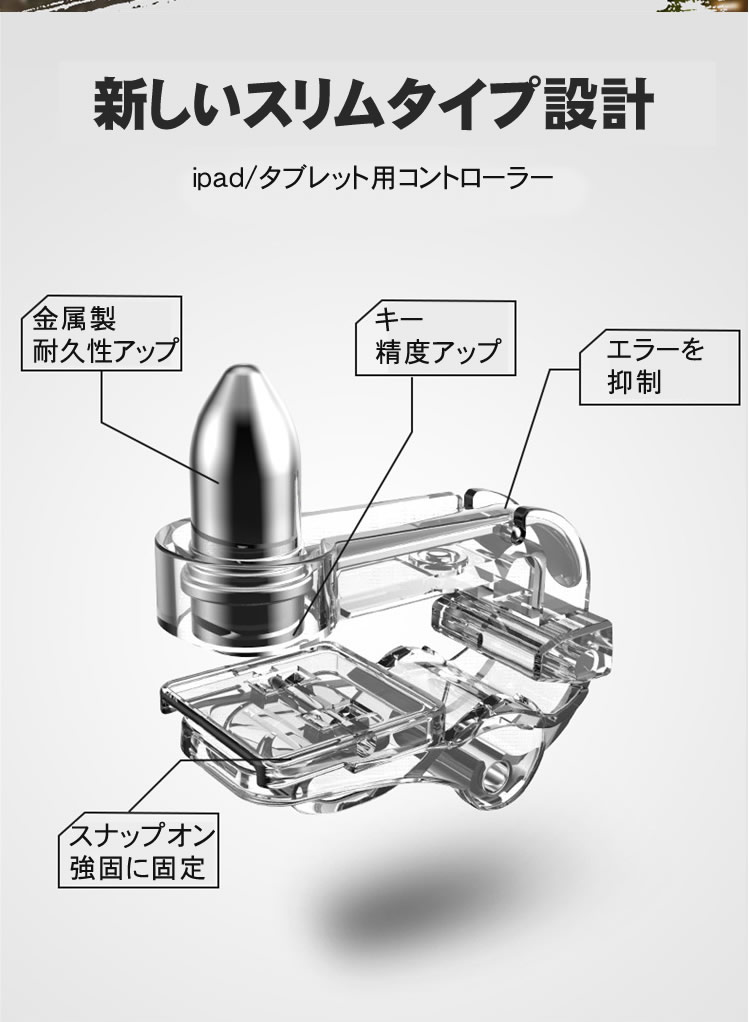 楽天市場 最大400円オフクーポンキャンペーン あす楽対応 荒野行動 Pubgモバイル コントローラー K10 Ipad タブレット対応 送料無料 最新版 Pubg Mobile Ipad Android Iphone キャンディコムウェア