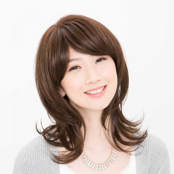 送料無料 普段使いで誰でも使いやすいロングカール ラパンドアール 1091 D Or 送料無料 選べるおまけ付き コスプレ ウィック 1091 Lapin ウィッグ つけ毛 ネオウルフマッシュ ショコラブラウン フルウィッグ ロング ウイッグ レディース キャンディコムウェア