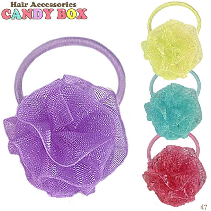 ヘアゴム ヘアポニー ヘアアクセサリー 髪飾り かわいい おしゃれ プチ 小さめ キッズ 子供用 レッド パープル イエロー ミント くしゅくしゅ 玉 カラフル 重ね付け 夏 63 Off