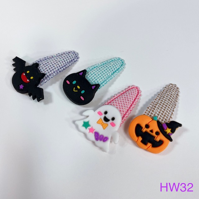 ハロウィンパッチンピン☆ヘアゴムセット ハロウィンパッチンピン☆ヘアゴムセット ハロウィンパッチンピン