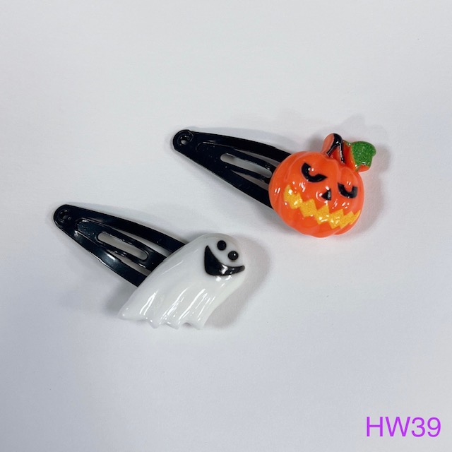 楽天市場】ヘアピン ハロウィン ぱっちんピン ジャック ラメ B61
