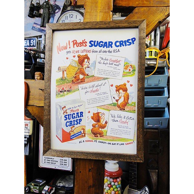 貼り出し一駒 シュガークリスプ アメリカ合衆国雑貨 アメリカン雑貨 装具物もの 墻壁飾り 家具雑貨 スマート 一般受け アンティーク 壁面装飾 駒絵 装飾 むき出す インテリア ウォール化粧 アメキャラ アメコミ ポスター レトロ Hotjobsafrica Org