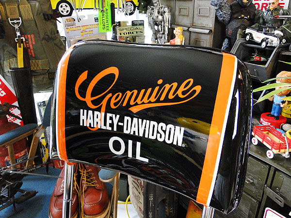 全国送料無料 ハーレーダビッドソンのハイバックスツール ヴィンテージオイル缶ロゴ アメリカ雑貨 アメリカン雑貨 椅子 チェアー インテリア 雑貨 人気 おしゃれ 通販 Harley Davidson 鉄馬 Cliniquemenara Ma