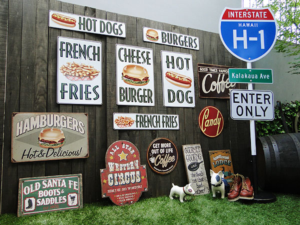 【楽天市場】ハンバーガーショップシリーズのU.S.ヘヴィースチールサイン（フライドポテト/Lサイズ） 本場のアメリカから直輸入！ アメリカ雑貨
