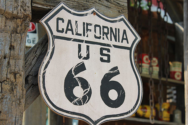 ルート66 プラスチック サインプレート ROUTE66 PLASTIC US SIGN