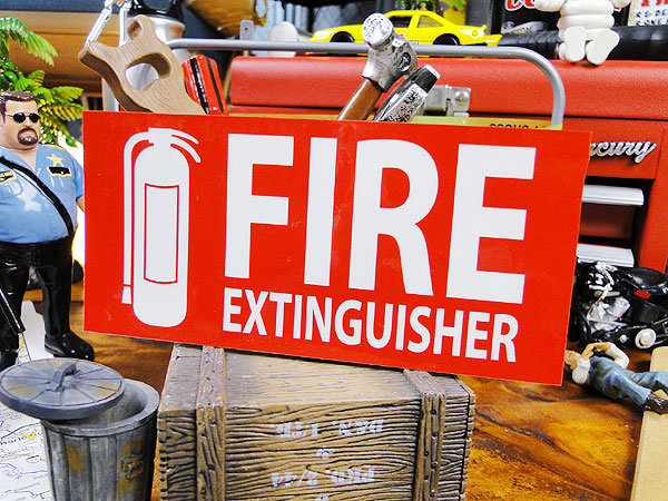 楽天市場】サインプレート 看板 標識 消火器 Fire アメリカ アメリカン