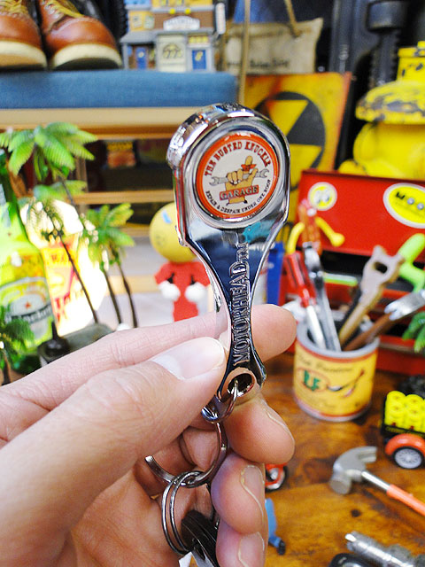 楽天市場 コンロッド型オープナー キーリング バステッドナックルガレージ アメリカ雑貨 アメリカン雑貨 アメリカ 雑貨 キーホルダー おしゃれ メンズ キーリング 鍵 人気のアメリカ雑貨屋 ブランド かわいい ファッション 小物 ロゴ 世田谷ベース アメリカ雑貨