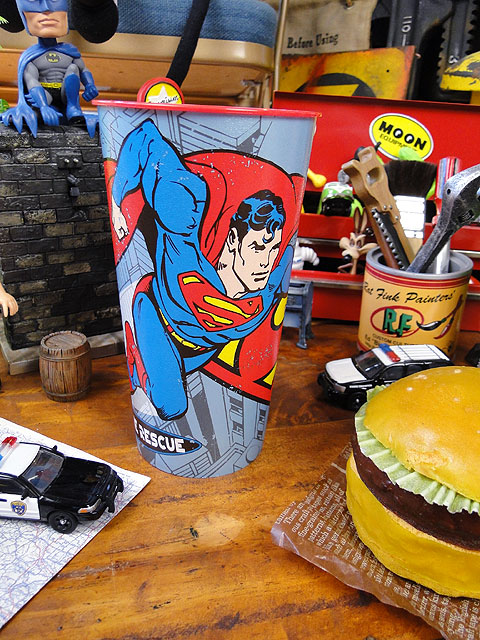 アメリカンヒーロー　パーティーカップ　（スーパーマン）画像