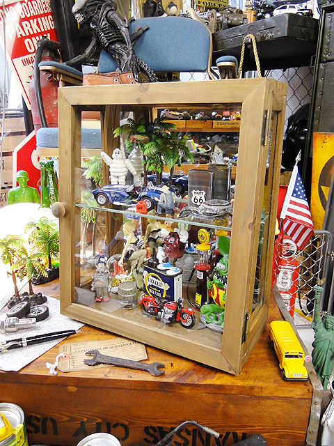 楽天市場】アンティーク ガラスケース 引き出し付き 収納ケース ショー