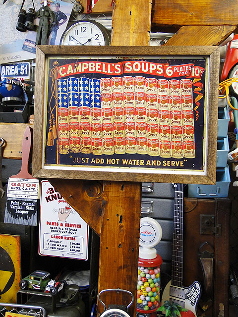 ポスターフレーム キャンベル 星条旗 アメリカ雑貨 アメリカン雑貨 壁掛け 壁飾り インテリア雑貨 おしゃれ 人気 アンティーク 壁面装飾 装飾 ディスプレイ パネル ウォールデコレーション アメキャラ アメコミ ポスター レトロ 壁立て プレゼント ギフト デザイン