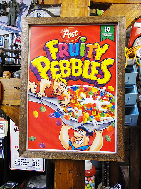 ポスターフレーム フリンストーン フルーティペブルス アメリカ雑貨 アメリカン雑貨 壁掛け 壁飾り インテリア雑貨 おしゃれ 人気 アンティーク 壁面装飾 絵 装飾 ディスプレイ パネル ウォールデコレーション アメキャラ アメコミ ポスター レトロ 壁立て Educaps Com Br