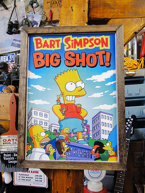 楽天市場 Bart Simpson バート シンプソンズ Keetatat Sitthiket インテリア雑貨 おしゃれ ポップアートフレーム ポップアートパネル 絵 イラスト グラフィック 壁掛け カートゥーン 海外アニメ キャラクター スマイルワゴン楽天市場店