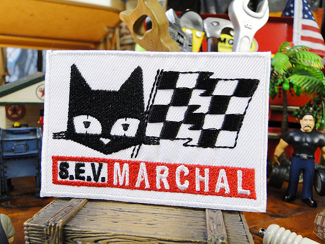 99円 値頃 マーシャル ステッカー MARCHAL キャット 猫 バイク 自動車 ランプ アメリカ雑貨 アメリカン雑貨
