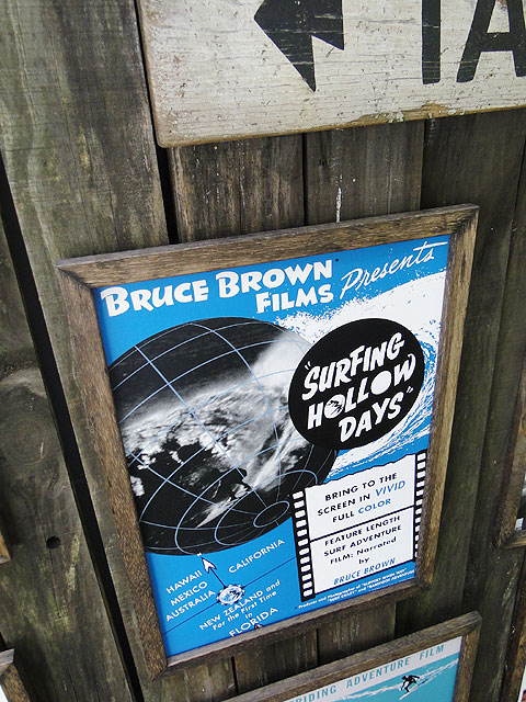 ブルース ブラウンフィルム おしゃれ かっこいい男の部屋 アメリカン雑貨 アメリカ雑貨 インテリア ウォールデコレーション ウッドフレーム サーフィン ハローデイズ ムービーポスター レトロ 人気 壁面装飾 壁飾り 男前 西海岸スタイル 西海岸風 予約販売 本