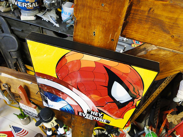 79 Off スパイダーマンのポップアートフレーム アメリカ雑貨 アメリカン雑貨 インテリア グッズ 壁掛け 壁飾り レトロ ポスター おしゃれ かっこいい男の部屋 人気 壁面装飾 装飾 男前 ウォールデコレーション Cmdb Md