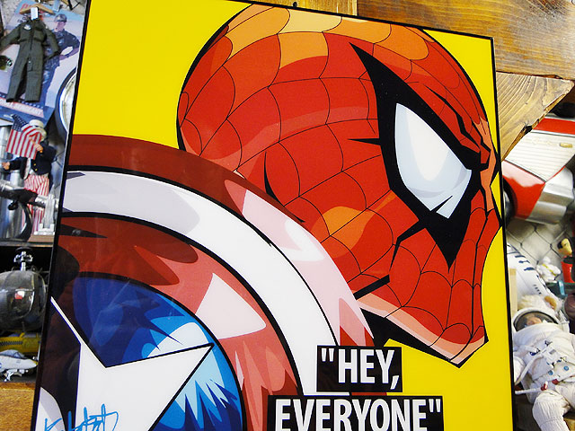 79 Off スパイダーマンのポップアートフレーム アメリカ雑貨 アメリカン雑貨 インテリア グッズ 壁掛け 壁飾り レトロ ポスター おしゃれ かっこいい男の部屋 人気 壁面装飾 装飾 男前 ウォールデコレーション Cmdb Md