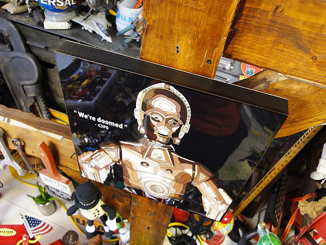 映画 スターウォーズ C 3po おしゃれ かっこいい男の部屋 のポップアートフレーム アメリカン雑貨 アメリカ雑貨 インテリア ウォールデコレーション グッズ ポスター レトロ 人気 壁掛け 壁面装飾 壁飾り 男前 装飾 爆買い のポップアートフレーム