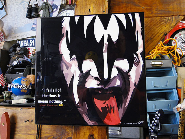 楽天市場 キッス ジーン シモンズのポップアートフレーム アメリカ雑貨 アメリカン雑貨 インテリア グッズ 壁掛け 壁飾り レトロ ポスター おしゃれ かっこいい男の部屋 人気 インテリア 壁面装飾 装飾 男前 ウォールデコレーション 西海岸スタイル アメリカ雑貨